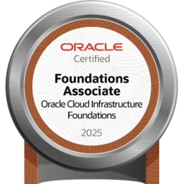 Certificação Oracle Cloud Foundations Associate 2025